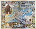 Rare White Mountain Puzzles The Hamptons Long Island Ny 1000 Pc Missing Pieces