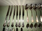 Wmf Nirosta Chippendale Patented 90 Scroll Silverplate Flatware 33 Pieces