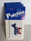 Patches Iron-on Patch White Democratic Donkey Political Souvenir Lot18
