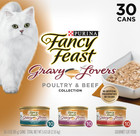  2 Pack  Fancy Feast Gravy Lovers Poultry   Beef Feast Wet Cat Food  3oz  30 Can