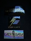 Lady Gaga Original Promo  Stickers  lot Of 3   -   free Flag Sticker
