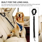 2pcs Dog Car Safety Seat Belt Restraint Harness Leash Travel Clip For Pet Cat Zz