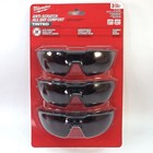 3-pack Milwaukee Tinted Safety Glasses Anti-scratch  Hard Coat Protects Lenses
