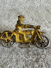 Antique 1930   s Hubley Cast Iron Toy Motorcycle Cop