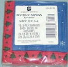Vtg American Greetings Paper Napkins 3 Ply Santa Claus 16 Count Sealed Crafting