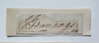 British Admiral John Jennings Autograph  1702 Destroyed Spanish Fleet Gibraltar