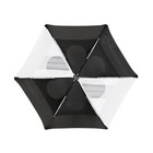 Taylormade 2025 Tour Double Canopy 68  Umbrella - N384701 - Black white