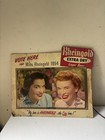 Vintage Vote For Miss Rheingold 1953 - Electric Motion Die Cut Advertising Sign
