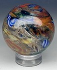 Handblown Galaxy Dichroic Millefiori Studio Art Glass 1 37    Chaos Fumed Marble