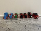 Vintage Brio Wooden Railway Train Lot 6 Locomotives   Caboose 7 Pieces