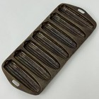 Vintage Cast Iron Corn On The Cob Cornbread Muffin Mold