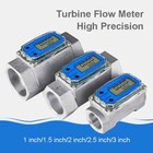 1  2 3  Turbine Digital Diesel Water Fuel Flow Meter Oval Gear Flow Gauge Meter