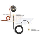 New  Glowshift 52mm Smoked 7 Color Turbo 35 Psi Boost Gauge Meter Kit