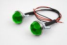 Green Led Reflector Set For Custom Harley Models