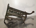 Rare Antique Cast Iron James Wall Mount Equestrian Harness Saddle Rack Tack Hold