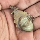 Rare Ancient Viking Norse Bronze Pendant Amulet Stop Sorcery Artifact Authentic