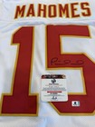 Patrick Mahomes Amazing Stitched White Jersey Chiefs Signed Autographed With Coa