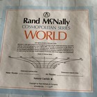Rand Mcnally Cosmopolitan World Map Wall Poster 52 x34  - Early 1960s  