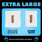 Dude Wipes Flushable Wipes  Unscented Extra-large Wet Wipe  1 Pack  48 Wipes