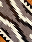 Beautiful Historic Navajo Rug variegated Naturals classic Design c1930 excellent