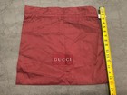 Gucci Red Drawstring Dust Cover bag 16 X 16 Inch Authentic