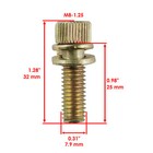 6 Exhaust Manifold Bolts Studs Screw For Polaris Rzr Xp   Xp 4 1000 2014-2018