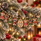 Chihuahua Christmas Wooden Garland Mantel Decor Christmas Gift