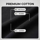 Personalized Unisex 100  Cotton T-shirt Custom Print Front   Back Casual Tee