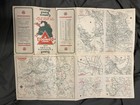 Vintage 1937 Conocophillips Gas Station Travel Road Map California Nevada 