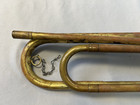 Vintage Rexcraft U s  Regulation Solid Brass American Bugle In Original Box