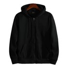 Men   s Zip Up Hooded Sweatshirt Long Sleeve Casual Hoodie Autumn Winter Loose Fit