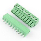 1pcs 3 81mm Pitch 10 Pin Right Angle Screw Terminal Block Pluggable Connector