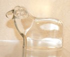 Vintage Sasaki Crystal Glass Sheep Ram Figurine Paperweight Japan