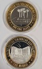  10 Casino Gaming Token Las Vegas Solid  999 Ag Silver Insert Mirage - Self Nd  