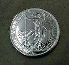 British Royal Mint Britannia Mule Error Non Denticled 2014 1 Oz  999 Silver Coin