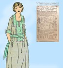 Ladies Home Journal 3165  1920s Uncut Misses Dress Sz 36b Vintage Sewing Pattern