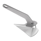 River Anchor 17lb Boat Anchor 316 Stainless Steel Triangular Wing Style Anchor
