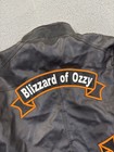 Vintage Ozzy Osbourne Blizzard Of Ozzy Brown Guess Leather Bomber Patch Jacket L
