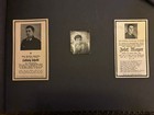 Ww2 Album With German Black And White Prints  Death Notices  Death Letters stamp