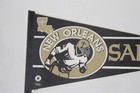 Vintage New Orleans Saints Nfl Full Size Felt  Pennant 12x30  90s Wincraft