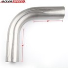 Adlerspeed 3  Inch Ss409 90 Degree Turbo Exhaust Mandrel Bend Intercooler Pipe