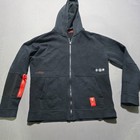 Nike Kyrie Irving Full Zip Hoodie Kid Xl Black Red Graphic Basketball Sweatshirt