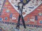 Rrl Double Rl Leather Belt With Antiqued Silver Buckle Vintage Style Size 30-34
