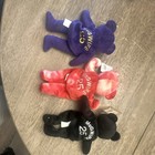 Salvino s Bammers Beanos Lot Of 3 Beanbag Plush Bears W  Tags 25th 1999