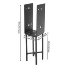 U-shape Post Base Holder  Wet Concrete Fence Post Holder wet Concrete Foundation