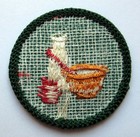 Vintage Girl Scout 1955-1960 Cook Badge Kitchen Chef Baker Baking Foods Patch