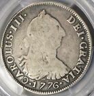 1776 Pcgs F 12 Bolivia 4 Reales Potosi Charles Iii Silver Coin  22120201c 