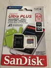 New Sandisk Ultra Plus 64gb 130mb s Micro Sd Memory Card Sdxc Uhs-i A164