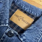 Vintage Lee Valley Men s Denim Chore Jacket shirt Medium Blue Jean Coat Ireland
