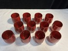Set Of 12 Southern Living At Home  harmony  Red Tea Cups- New In Box